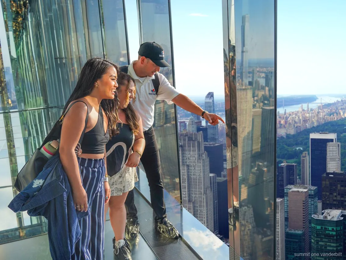 Vista dello skyline dall'osservatorio SUMMIT One Vanderbilt