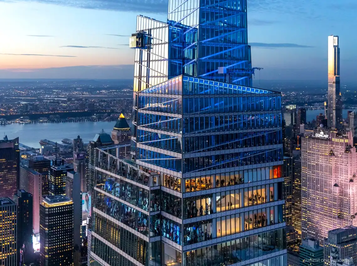 Vista del skyline desde el mirador Summit One Vanderbilt de Nueva York