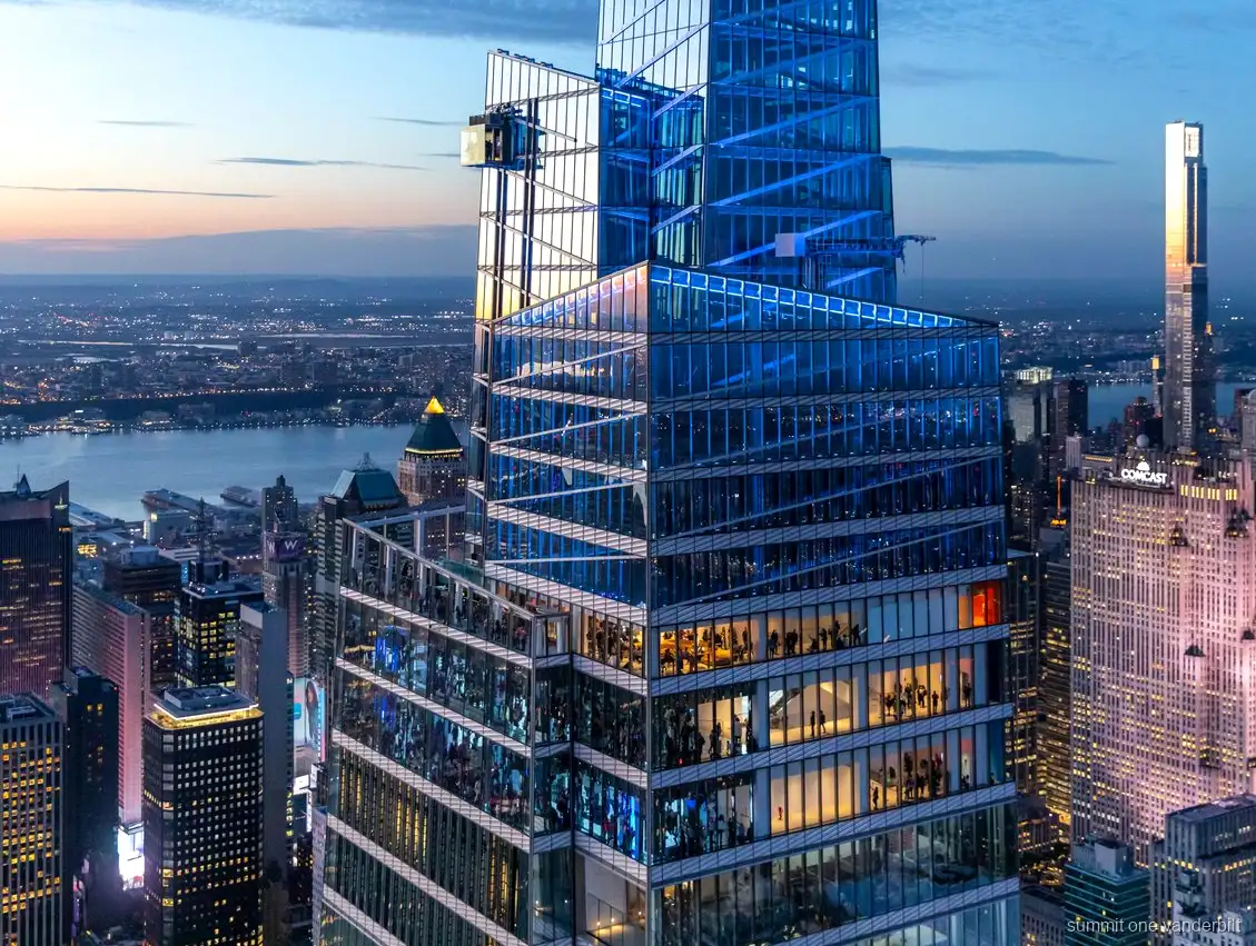 Vista de l'skyline des de l'observatori SUMMIT One Vanderbilt